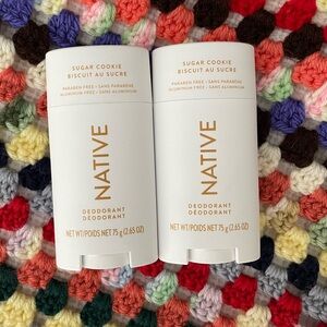 Native Sugar Cookie Deodorant pair